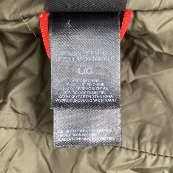 the North Face camo print medium weight zip up jacket L - Picture 5 of 15